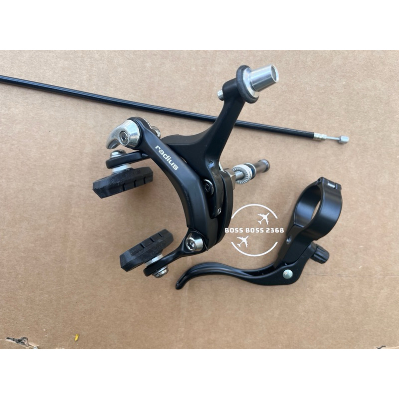 phanh xe đạp fixed gear hãng Radius , ghi đông , potang,yên,cốt yên ...