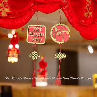 [Giá xưởng HCM] Liễn treo trang trí Tết