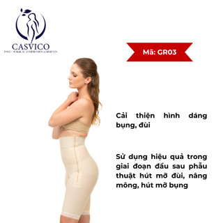 Quần định hình bụng mông, đùi trên gối isavela GR03