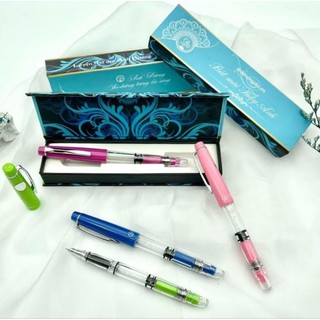 Bút máy luyện chữ đẹp Thầy ánh SH069 ngòi lá tre, tặng mực cao cấp