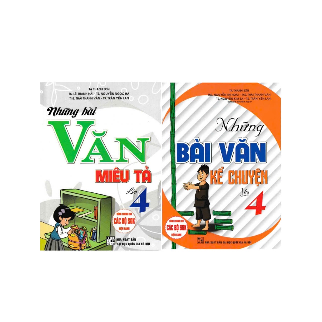 Sách Combo Những Bài Văn Miêu Tả + Kể Chuyện Lớp 4 (Dùng Chung Các Bộ ...
