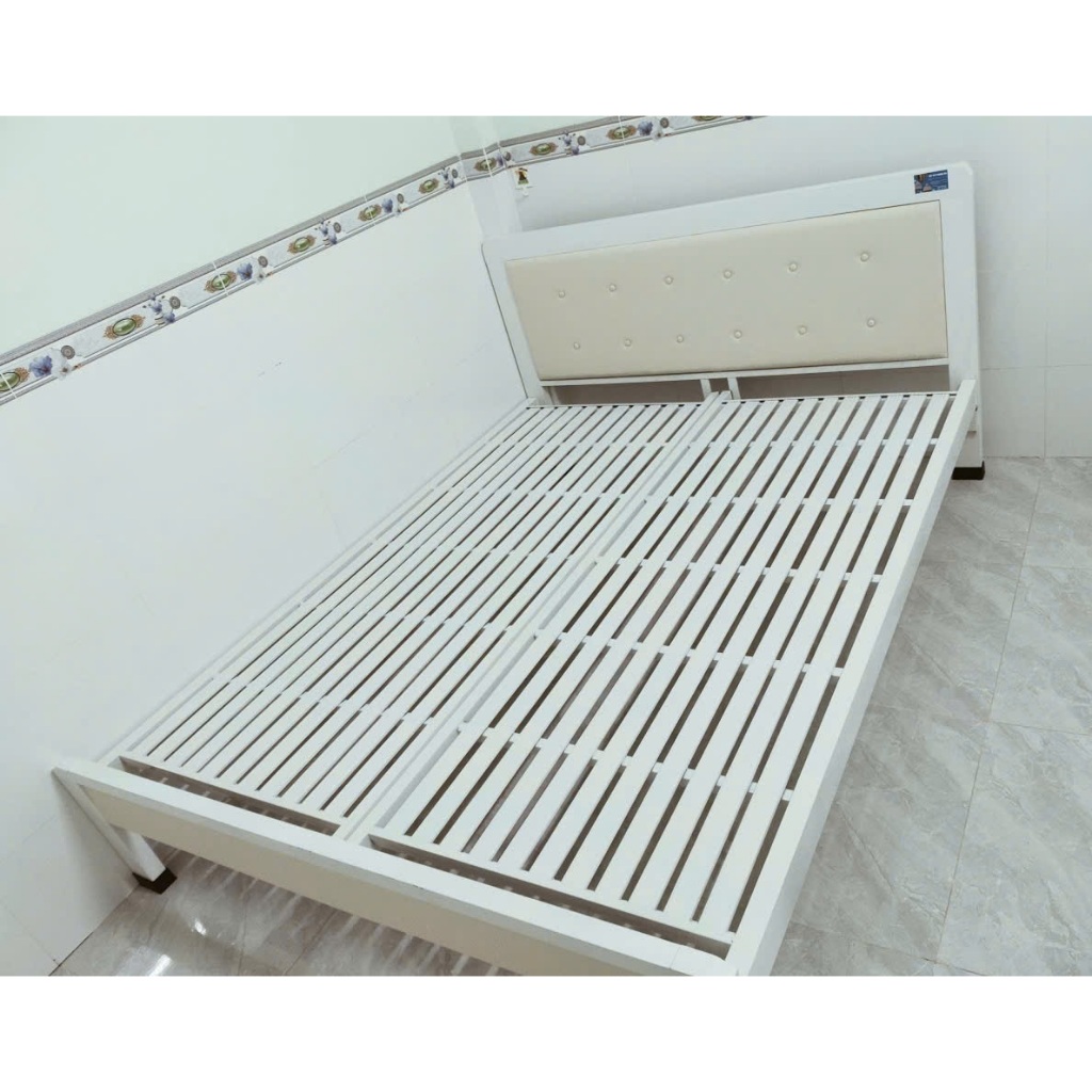 Giường ngủ đơn sắt hộp gia đình 1m , 1m2 , 1m4 , 1m6 ,1m8 x dài 2m mẫu mới đẹp cao cấp.