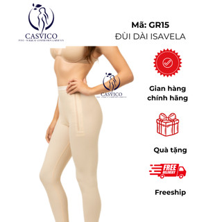Quần định hình isavela GR15 sau hút mỡ đùi, bắp chân, nâng mông tập gym