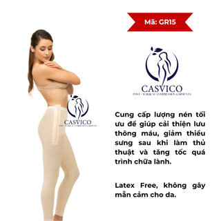 Quần định hình isavela GR15 sau hút mỡ đùi, bắp chân, nâng mông tập gym
