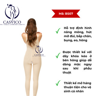 Bộ định hình nâng mông, hút mỡ đùi, bắp chân, bụng, eo, hông isavela BS07 chính hãng