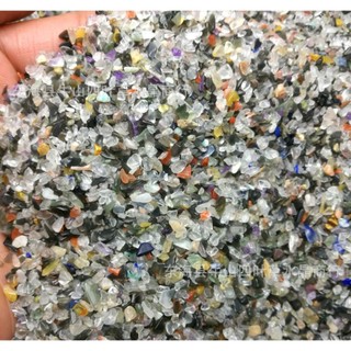 Đá vụn decor quà tặng 200g, lọ thủy tinh, bể cá xinh xắn