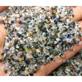 Đá vụn decor quà tặng 200g, lọ thủy tinh, bể cá xinh xắn