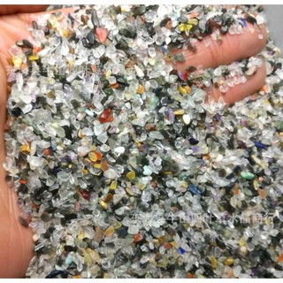 Đá vụn decor quà tặng 200g, lọ thủy tinh, bể cá xinh xắn