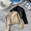Áo khoác da dáng ngắn croptop thời trang phong cách - FB6