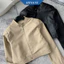 Áo khoác da dáng ngắn croptop thời trang phong cách - FB6