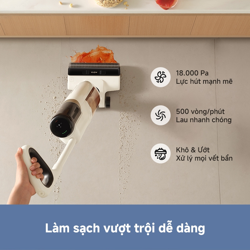 Ảnh Máy hút bụi lau nhà khô và ướt đa năng Mova K30 - Hàng chính hãng - Bảo hành 12 tháng 3