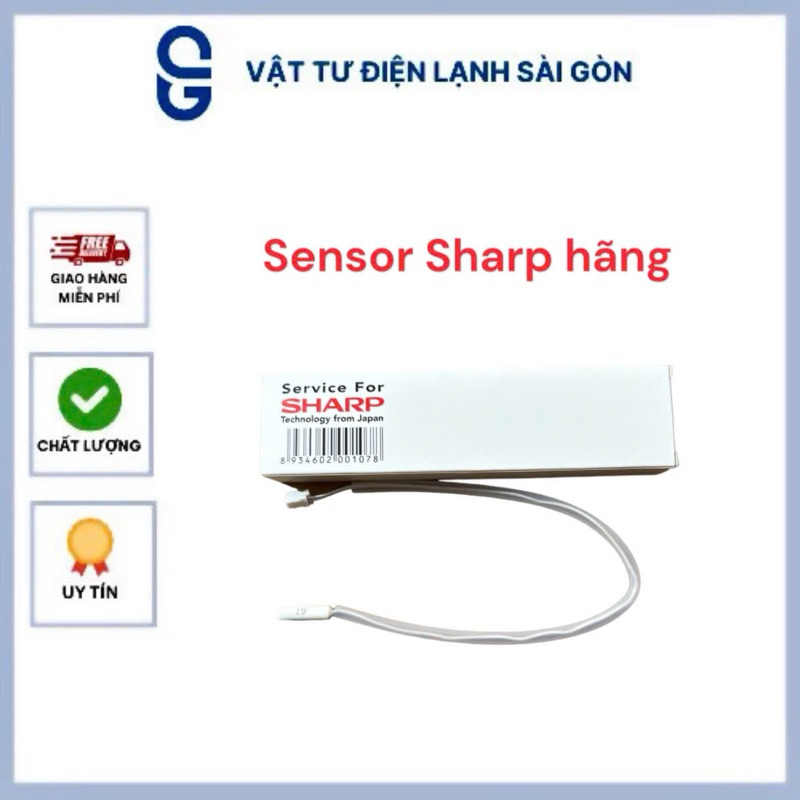 Sensor tủ lạnh Sharp Hãng - Đầu dò cảm biến tủ lạnh Sharp hãng (Hộp ...