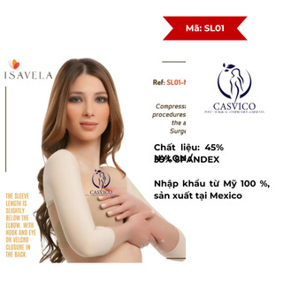 ISAVELA SL01 (CHÍNH HÃNG) Gen định hình bắp tay sau hút mỡ tay