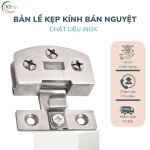 BẢN LỀ KÍNH BÁN NGUYỆT CHỐT BI INOX