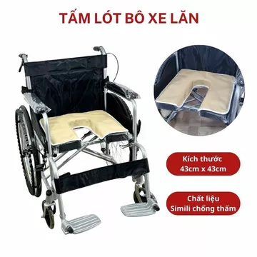 Lót bô vệ sinh cho xe lăn, lót bô xe lăn, tấm lót chống thấm cho các loại xe lăn NIKITA, LUCASS