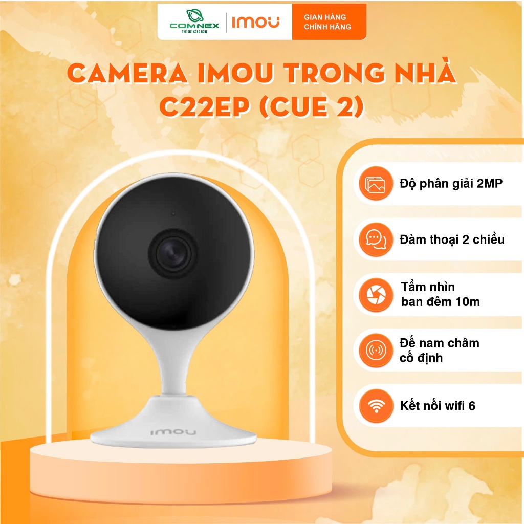 Camera IMOU C22EP 2MP | C22FP Full HD Trong Nhà | Đàm Thoại 2 Chiều ...