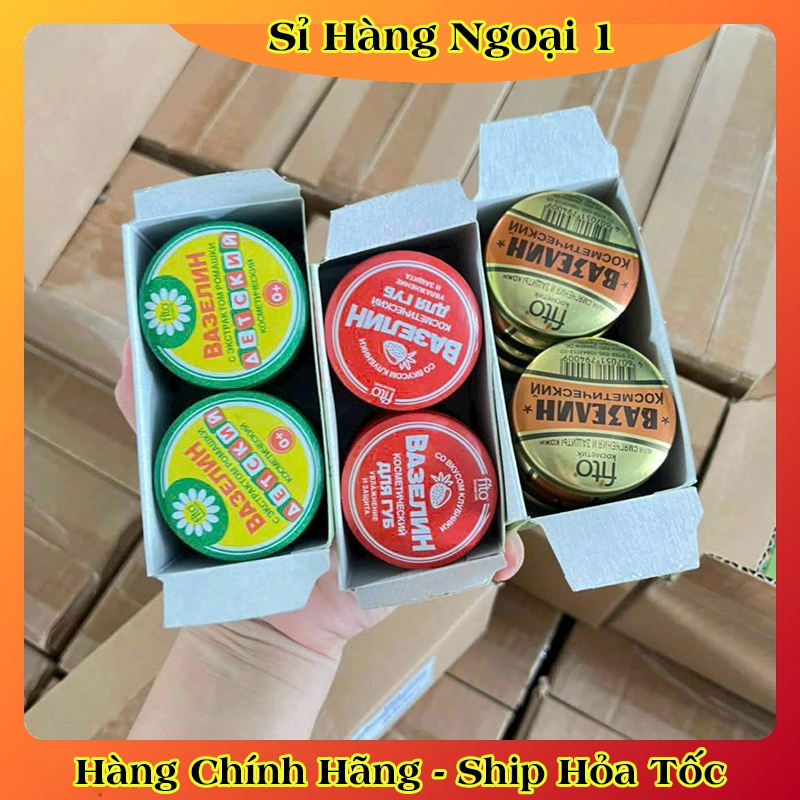 [HÀNG NGA DATE MỚI] Sáp nẻ FITO Vaseline Nga 10gr dưỡng ẩm chống khô nứt nẻ