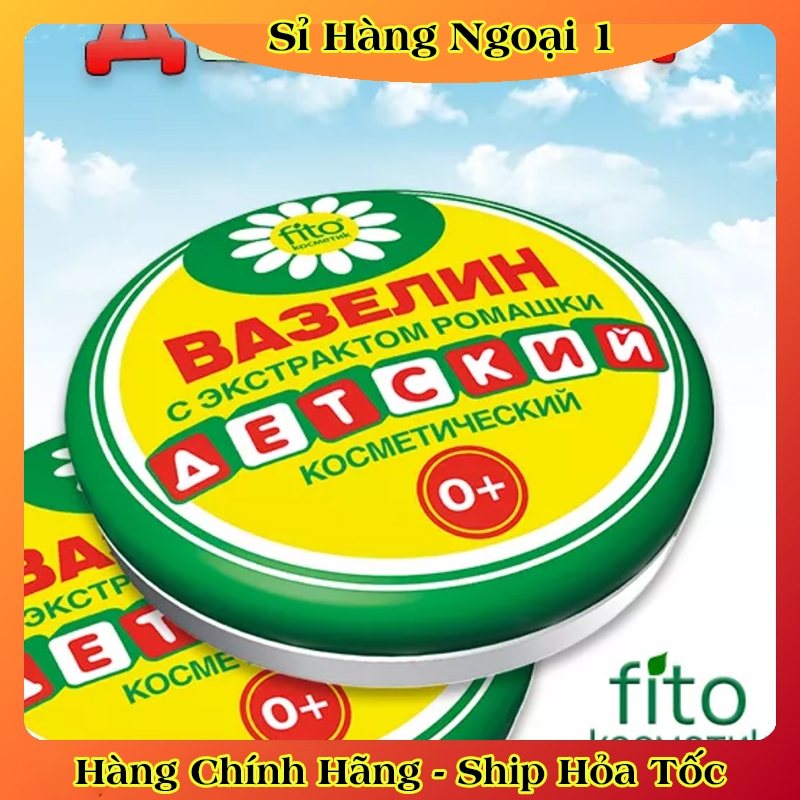 [HÀNG NGA DATE MỚI] Sáp nẻ FITO Vaseline Nga 10gr dưỡng ẩm chống khô nứt nẻ