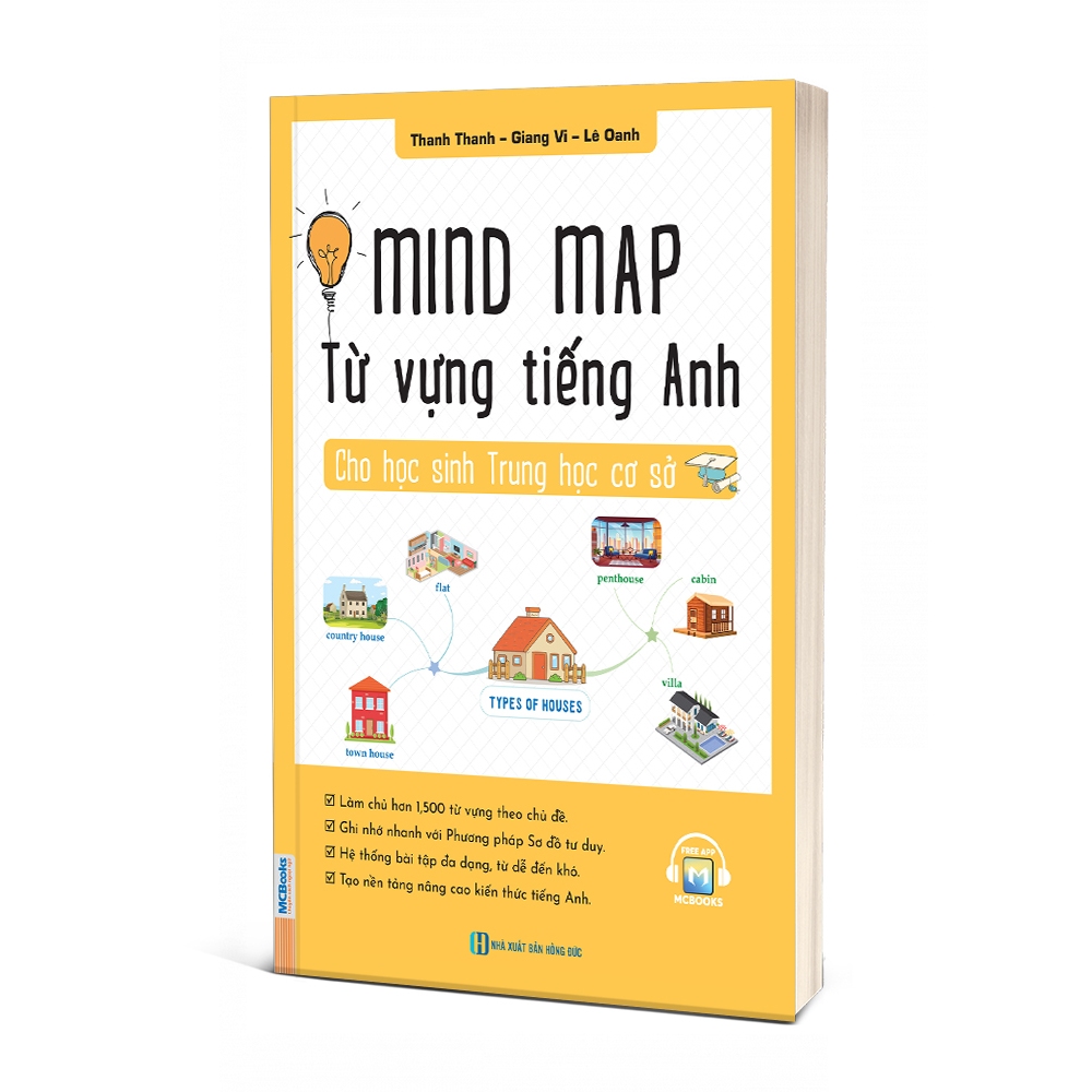 Sách - Mind Map Từ Vựng Tiếng Anh Cho Học Sinh Trung Học Cơ Sở