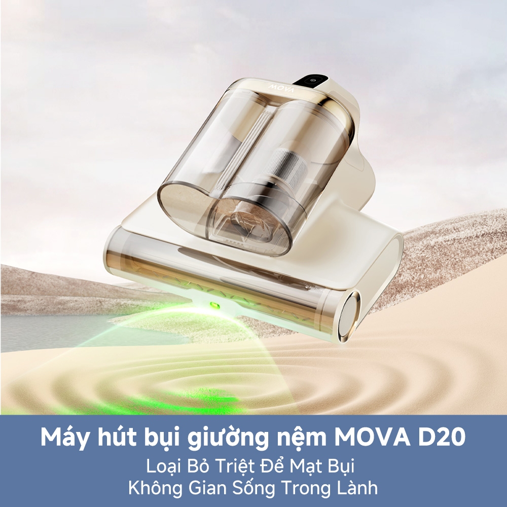 Ảnh Máy hút bụi giường nệm Mova D20 SEA - Hàng chính hãng - Bảo hành 12 tháng 2