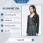 Áo khoác da dáng ngắn tay dài cổ V thiết kế thu đông -FB8
