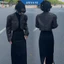 Áo khoác da dáng ngắn tay dài cổ V thiết kế thu đông -FB8