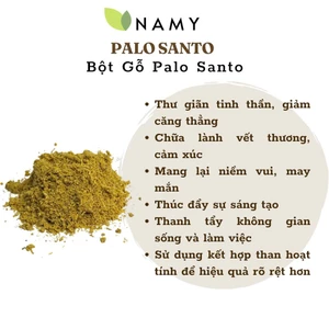 Bột gỗ Palo Santo Gỗ Trắc Xanh tự nhiên - Gỗ Thánh, thảo mộc xông nhà tạo hương thơm không gian