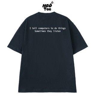 Áo Thun Coder NGỐ TEE Câu Nói Hài Hước Về Máy Tính, Áo Thun Unisex Vải Cotton 100 Thoáng Mát
