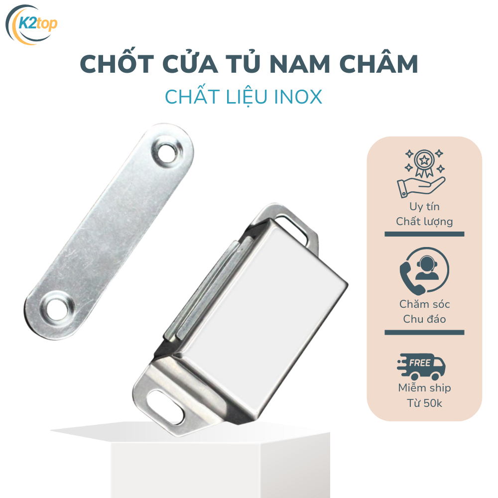 Chốt Cửa Tủ Nam Châm - Bảo Hành 12 Tháng .