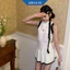 Set len đính Ngọc trai, tặng kèm tag đá phong cách Hàn Quốc FB10