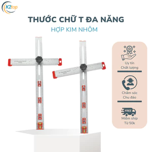 Thước Chữ T Đa Năng Có Định Vị Lỗ Khoan