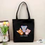 Túi Bayby Three túi tote màu đen trắng vải canvas thời trang đựng đồ LAPTOP đi chơi đi học totb022