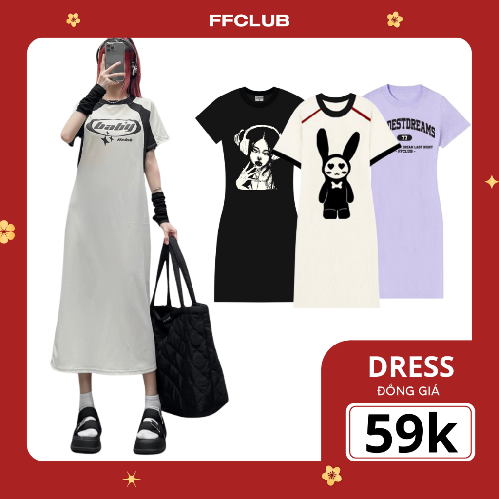 [Thanh Lí Xả Kho] ĐẦM DÀI FFCLUB MIX 1