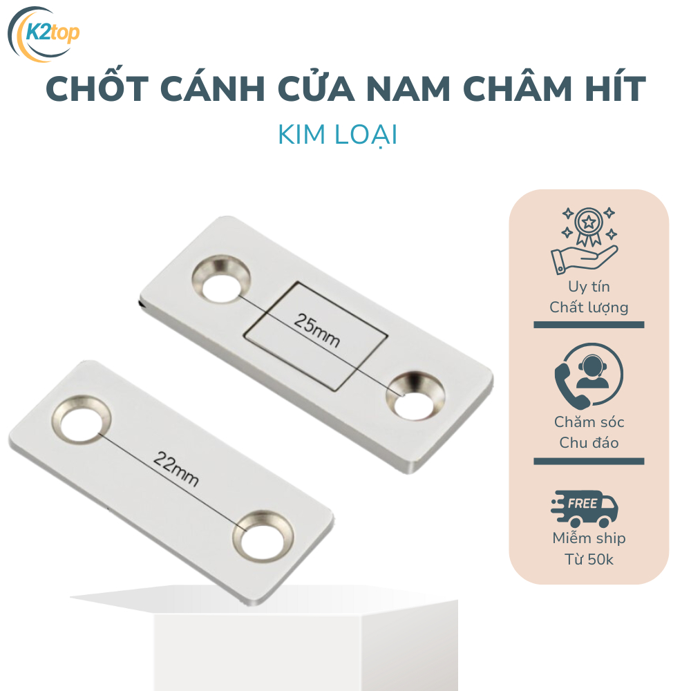 Chốt Cánh Cửa Nam Châm Hít - Bảo Hành 6 Tháng .