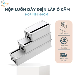 HỘP LUỒN DÂY ĐIỆN HIỆN ĐẠI SANG TRỌNG CÓ THỂ GẮN Ổ CẮM GIA DỤNG 120*220*80mm