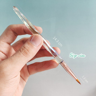 Cọ vẽ pha lê siêu mảnh, đầu tròn (size vừa và size siêu mảnh) - Phụ kiện, họa cụ, nail