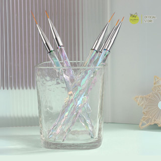 Cọ vẽ pha lê siêu mảnh, đầu tròn (size vừa và size siêu mảnh) - Phụ kiện, họa cụ, nail
