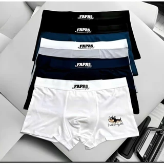 Combo Quần Sịp Đùi Nam In Hình Cún Dễ Thương, Sịp Đùi Nam Chất Thun Lạnh Cao Cấp Co Dãn Thoải Mái Kháng Khuẩn Tốt