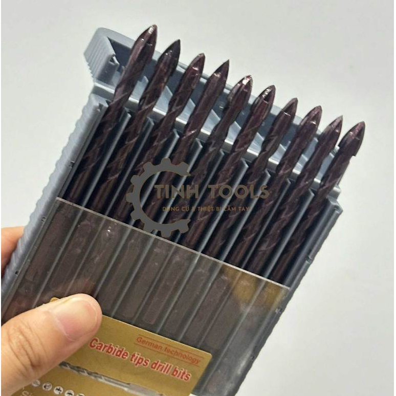 Mũi khoan đa năng 4 cạnh đuôi lục giác đủ size (giá 1 mũi và 2 mũi)
