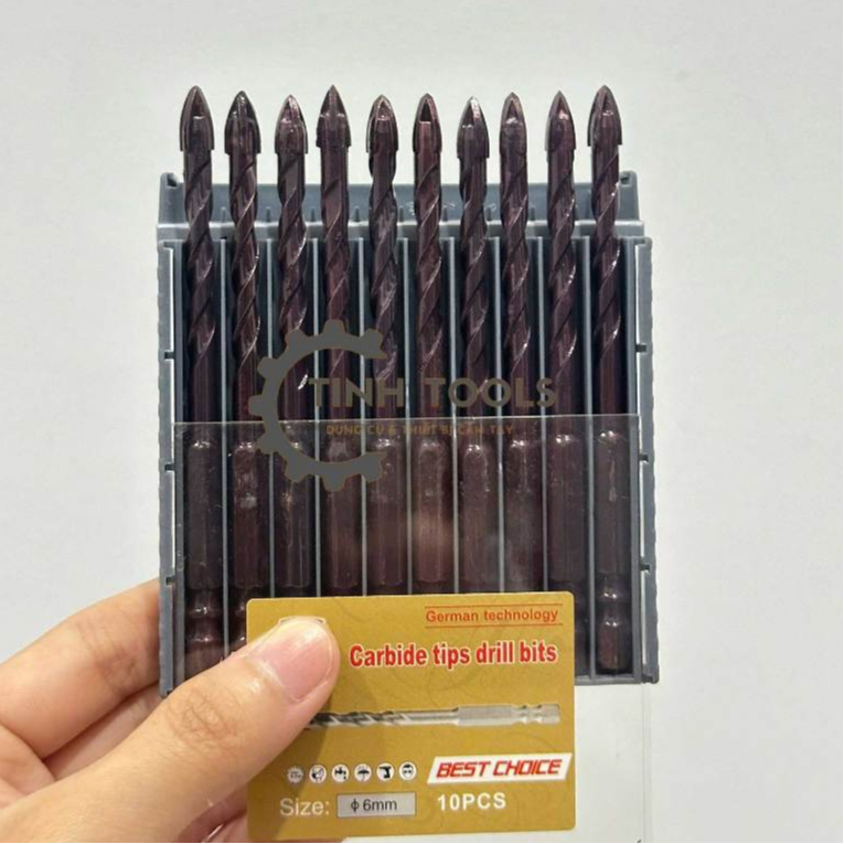 Mũi khoan đa năng 4 cạnh đuôi lục giác đủ size (giá 1 mũi và 2 mũi)