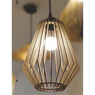 Đèn gỗ decor đã bao gồm bóng