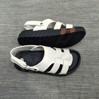 Sandal nữ đế bằng IGU Mario đế cao su may quai chắc chắn phong cách Hàn Quốc