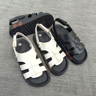 Sandal nữ đế bằng IGU Mario đế cao su may quai chắc chắn phong cách Hàn Quốc