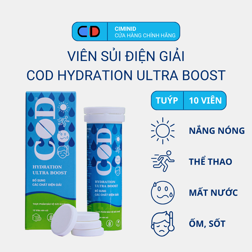 Viên sủi điện giải COD Hydration Ultra Boost | Shopee Việt Nam