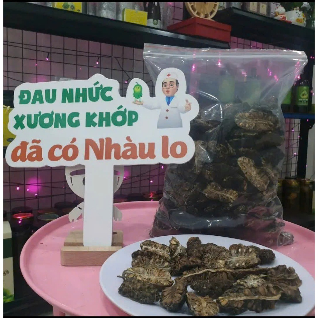 Trái nhàu khô ngâm cốt gạo 24 tháng, bình thủy tinh 1 lít