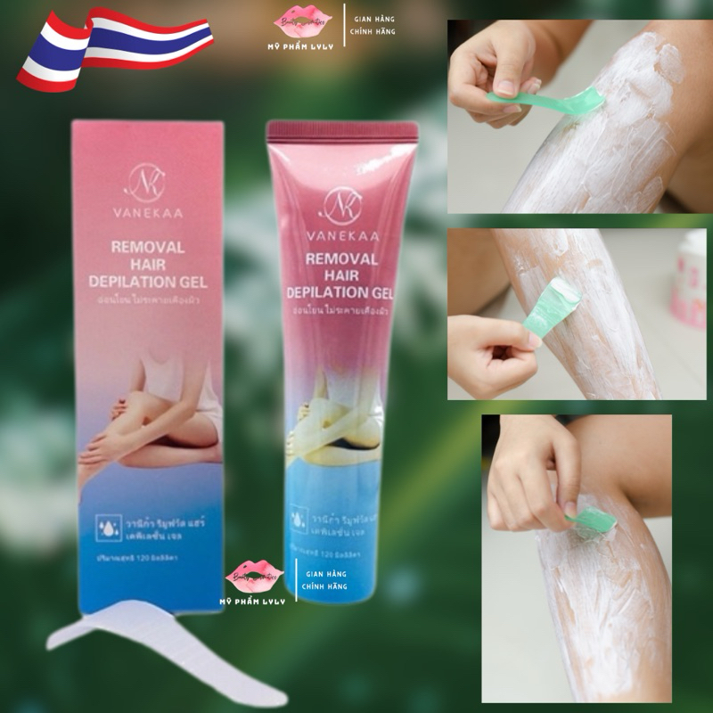 Kem Tẩy Lông Vanekaa Thái Lan 120ml cho da nhạy cảm