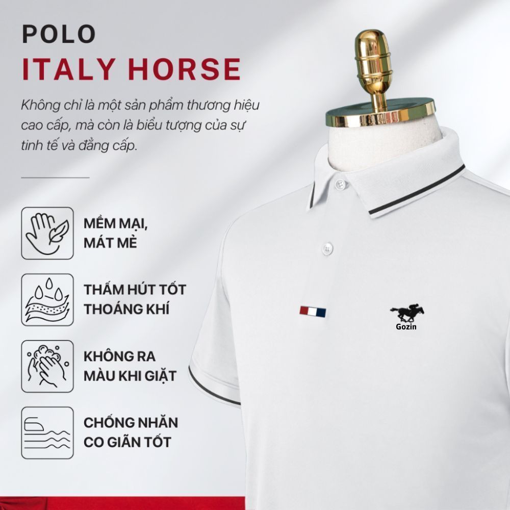[Tặng Kèm Hộp] Áo Polo Nam Gozin Fashion thấm hút tốt áo thun chống tia UV | BigBuy360 - bigbuy360.vn