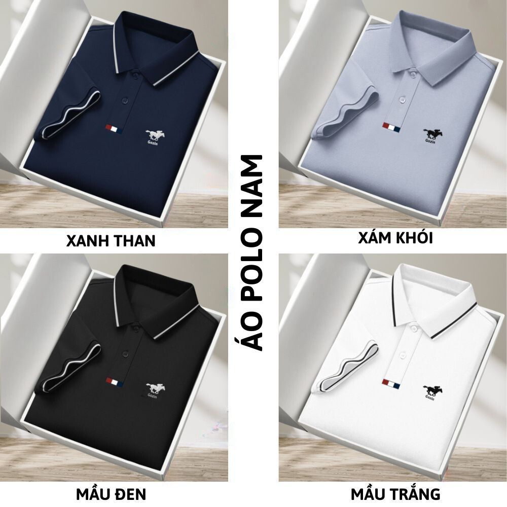 [Tặng Kèm Hộp] Áo Polo Nam Gozin Fashion thấm hút tốt áo thun chống tia UV | BigBuy360 - bigbuy360.vn