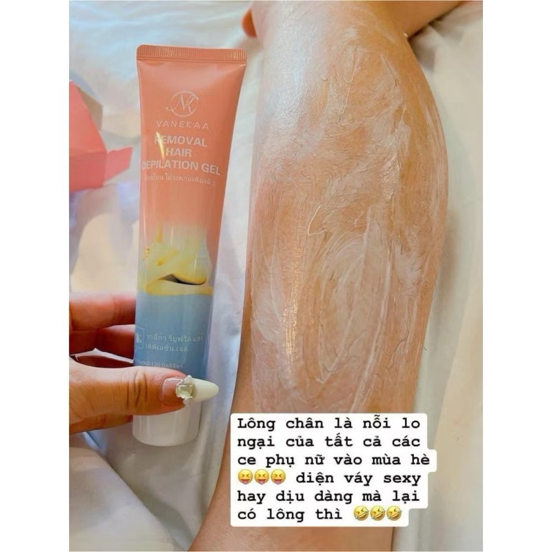 Kem Tẩy Lông Vanekaa Thái Lan 120ml cho da nhạy cảm