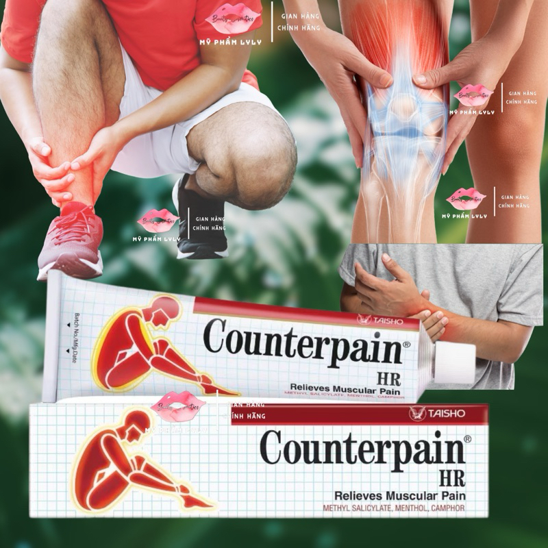Dầu xoa bóp Counterpain Thái Lan chính hãng DẦU XOA BÓP THÁI LAN DẦU NÓNG XOA BÓP COUTERPAIN 120gr THÁI LAN 120gr